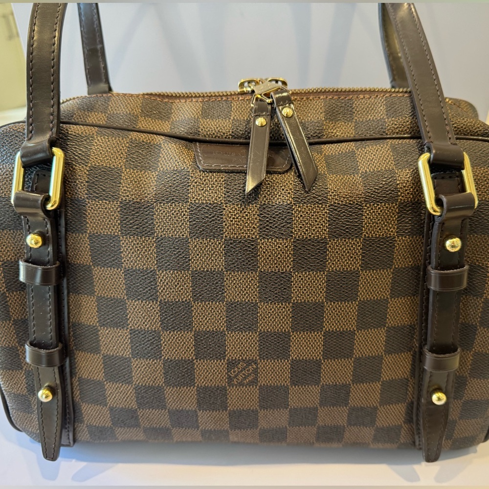 LOUIS VUITTON Damier Ebene Rivington PM